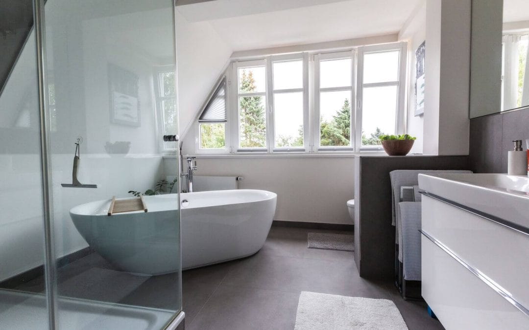 Badezimmer Modern Style – Terratinta Betontech Grey matt